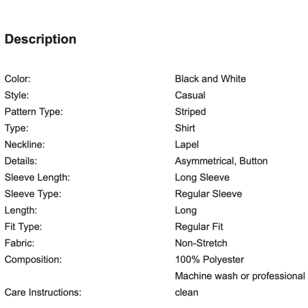 SHEIN Men Striped Print Shirt - Picture 5 of 6